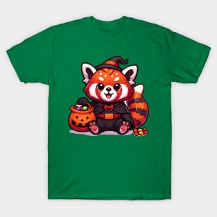 Cute Red Panda Halloween Costume T-Shirt